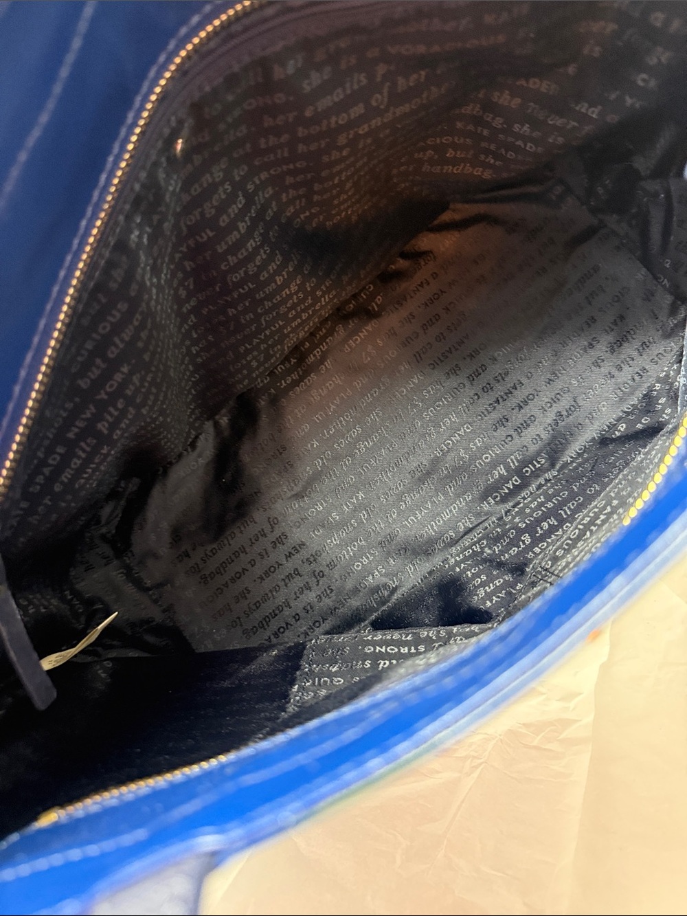 Kate Spade Going Places Francis Map Travel Tote sequin bling Navy Pink Large - Picture 4 of 12